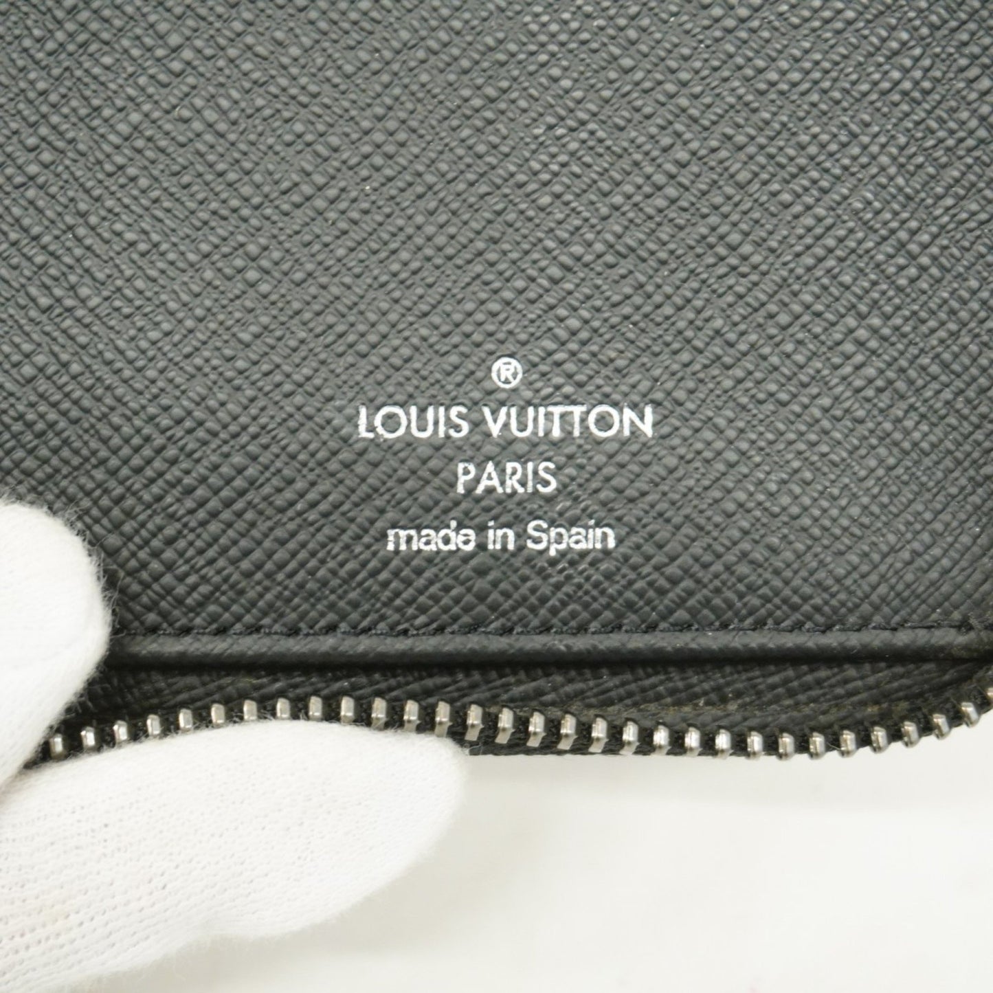 Louis Vuitton Zippy Wallet Vertical, Black, Canvas, wallet