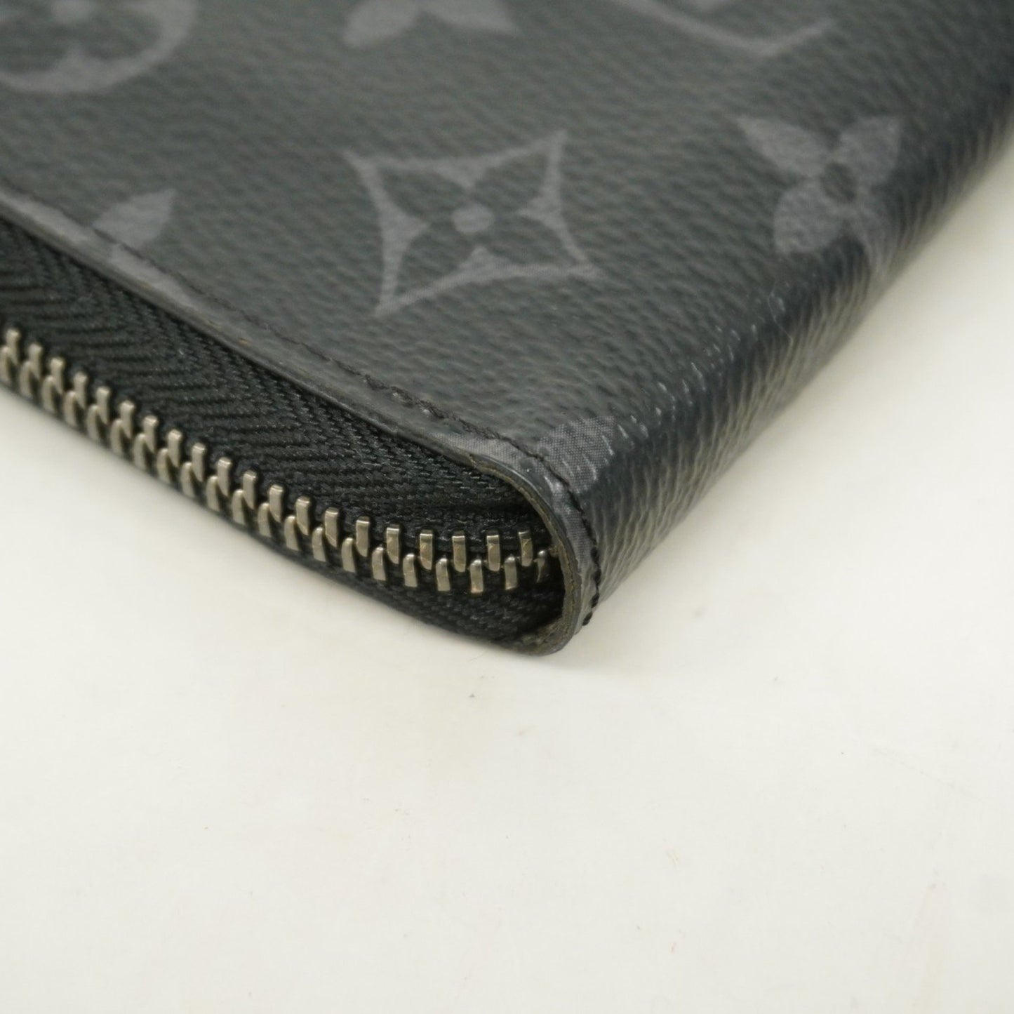 Louis Vuitton Zippy Wallet Vertical, Black, Canvas, wallet