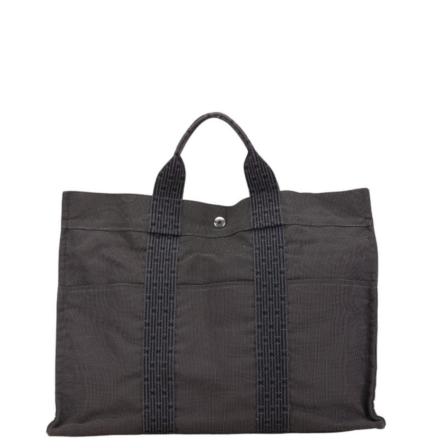 Hermès Herline, Grey, Canvas, tote