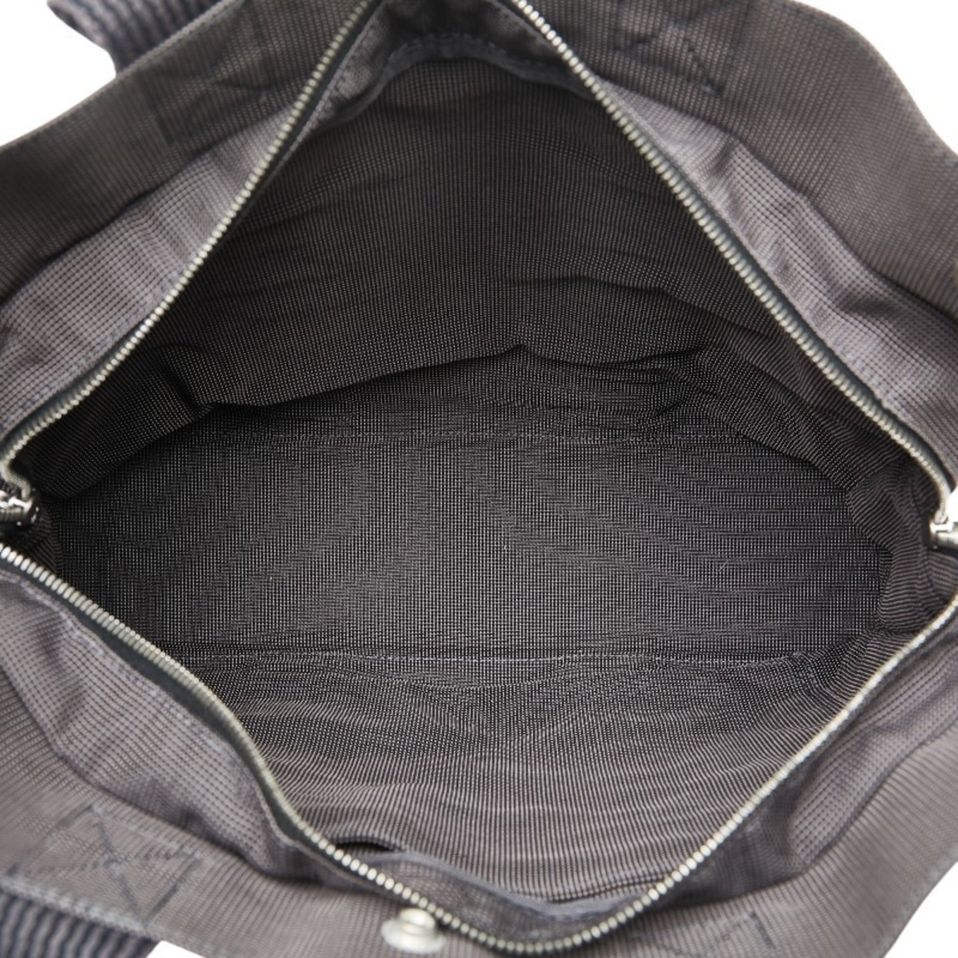 Hermès Herline, Grey, Canvas, tote