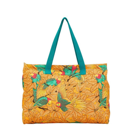 Hermès --, Orange, Canvas, tote