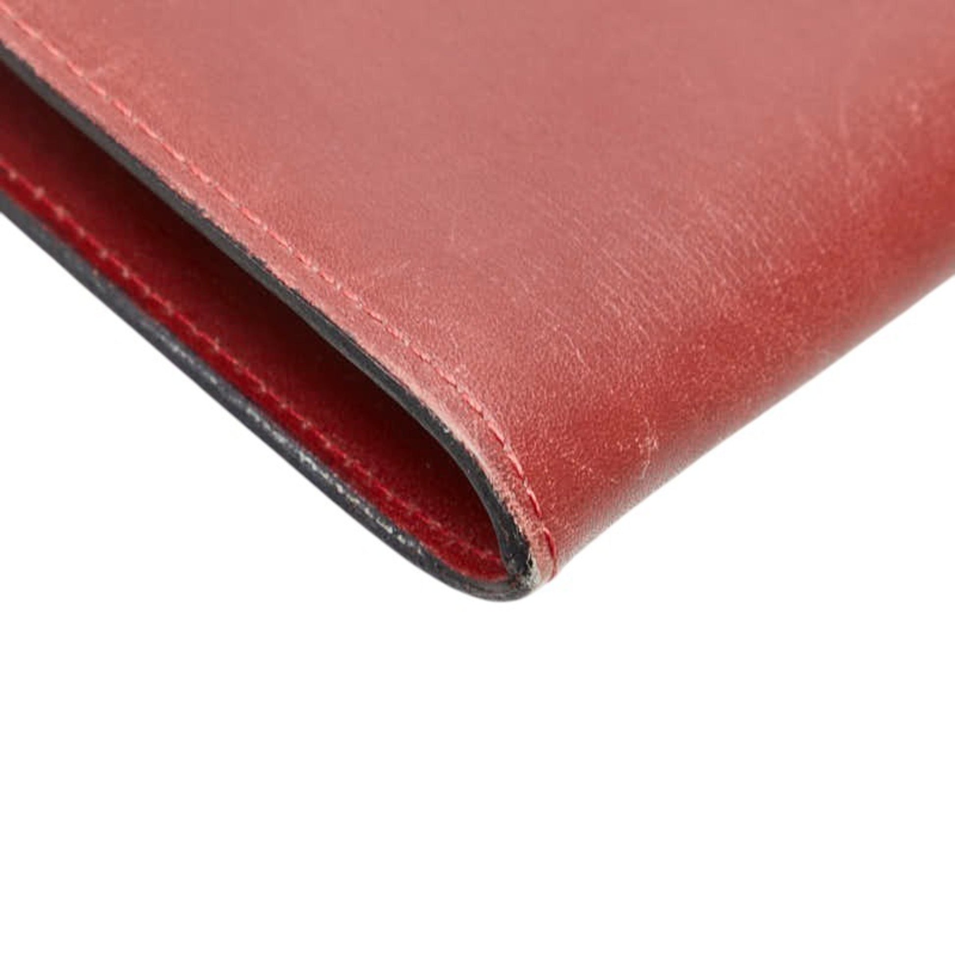 Hermès Onimetou, Burgundy, Leather, shoulder