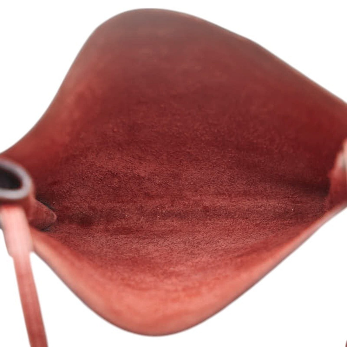 Hermès Onimetou, Burgundy, Leather, shoulder