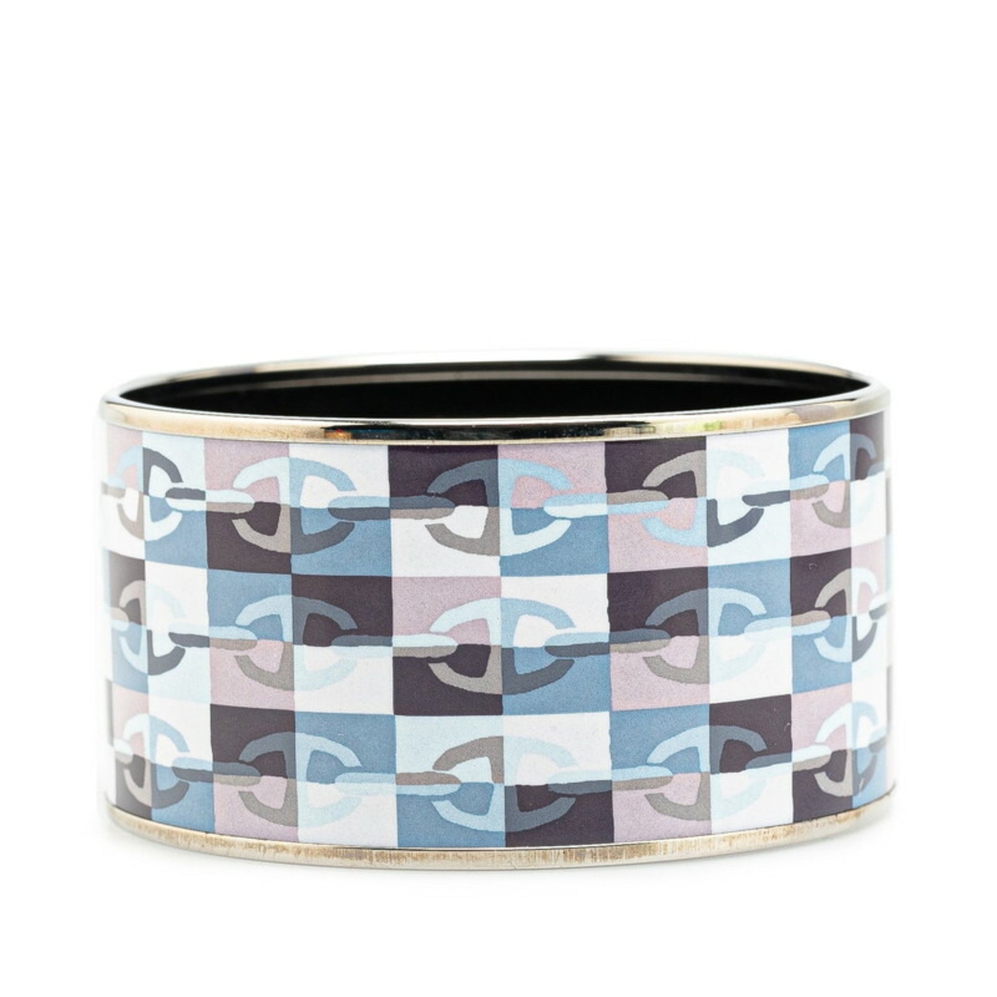 Hermès Chaine d'ancre, Blue, Metal, bracelet