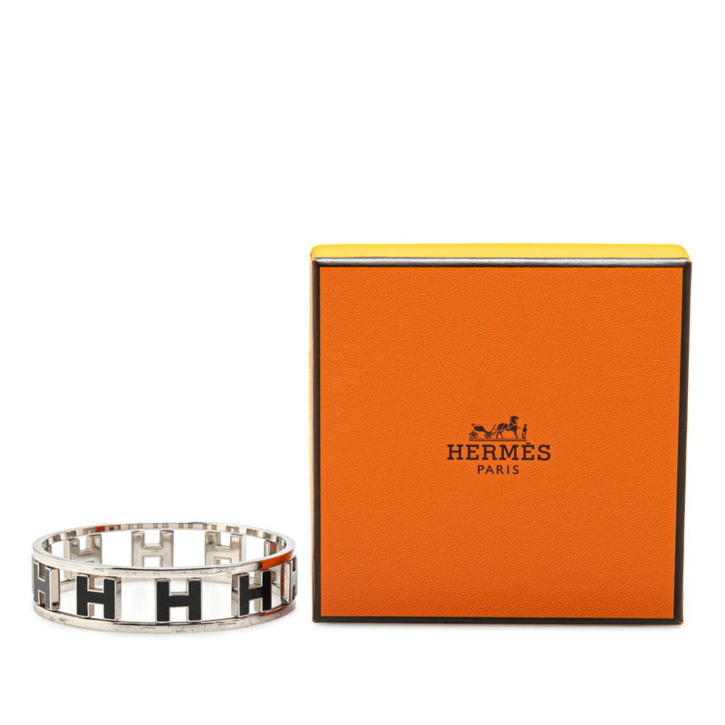 Hermès Rondo Ash, Silver, Metal, bracelet