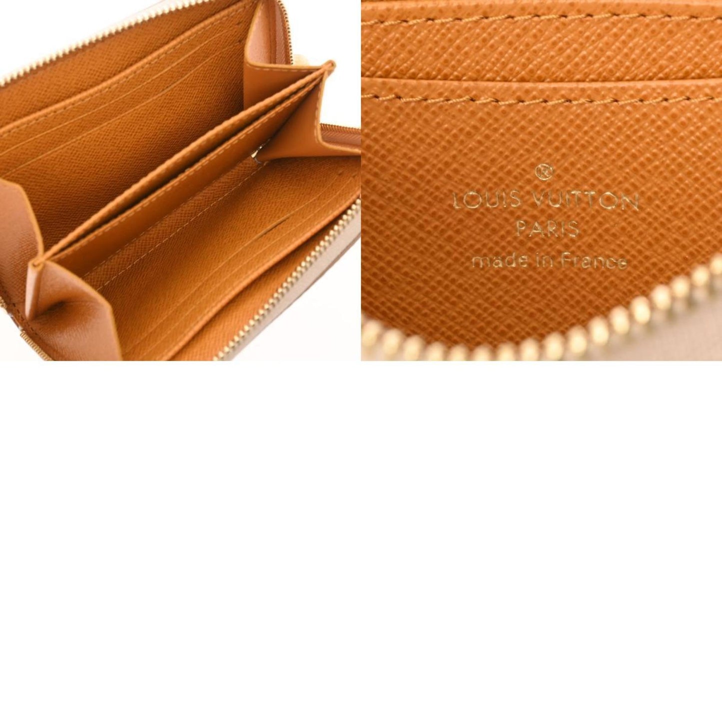 Louis Vuitton Zippy coin purse, Beige, Canvas, wallet