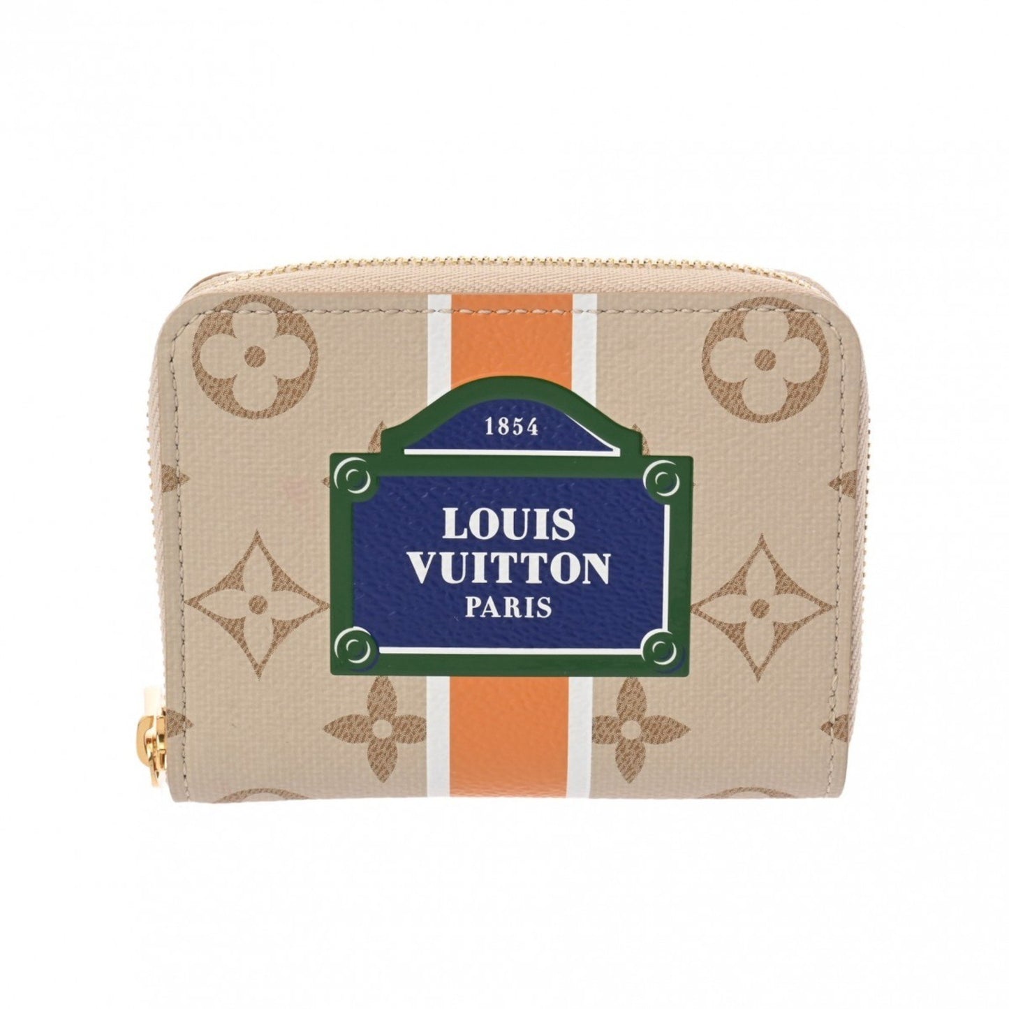 Louis Vuitton Zippy coin purse, Beige, Canvas, wallet