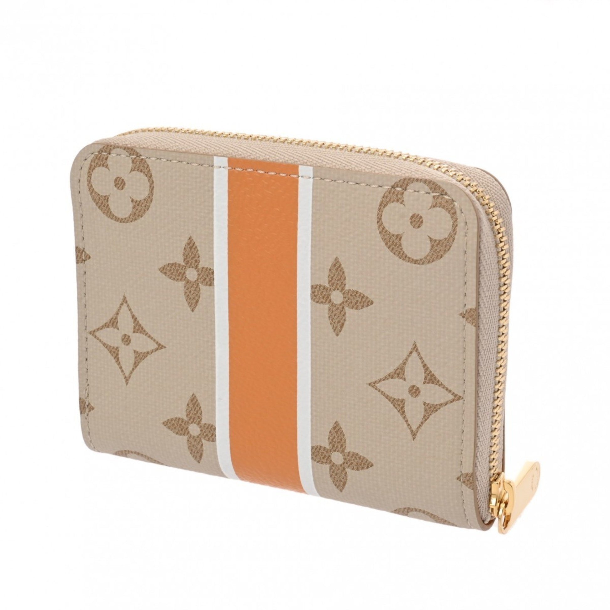 Louis Vuitton Zippy coin purse, Beige, Canvas, wallet