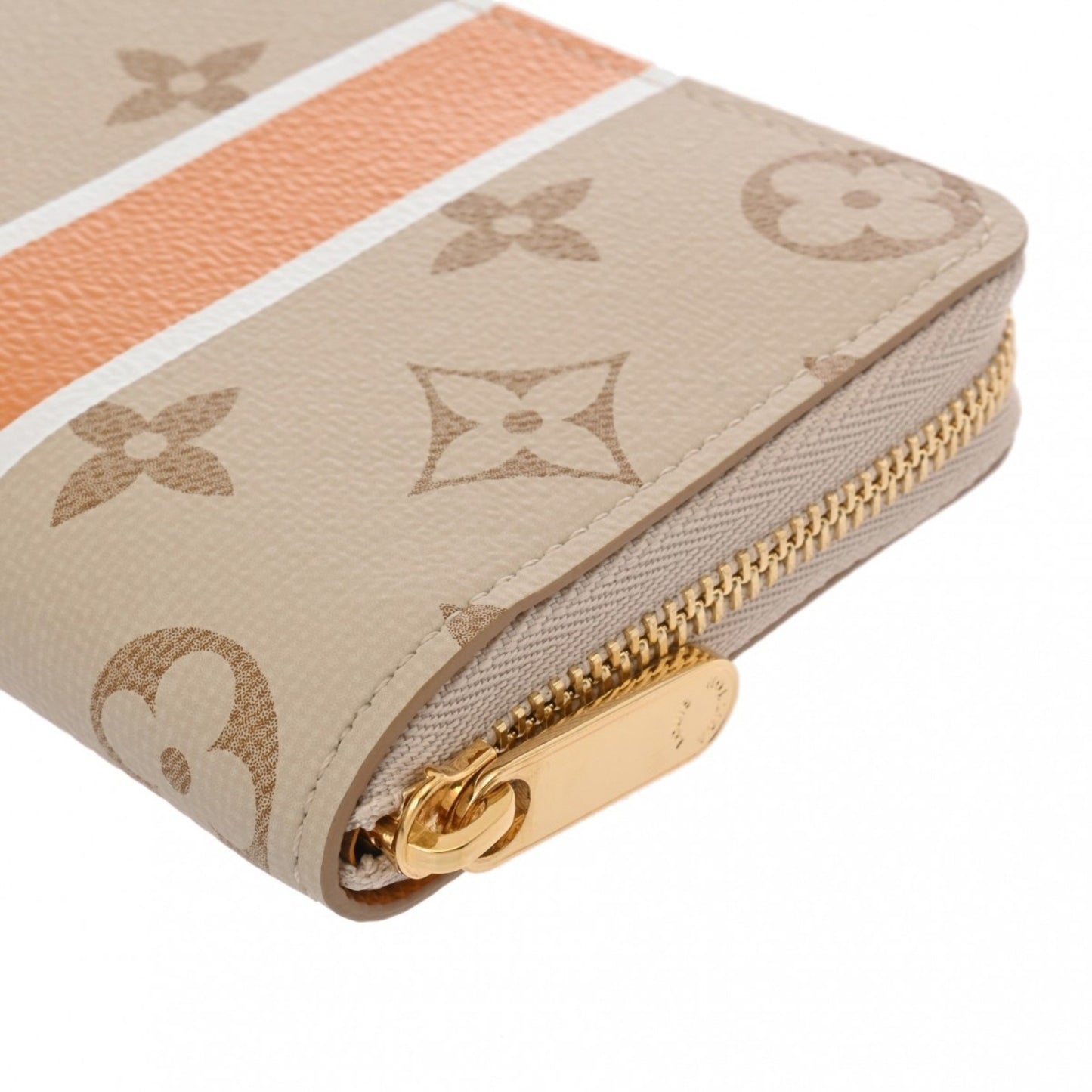 Louis Vuitton Zippy coin purse, Beige, Canvas, wallet