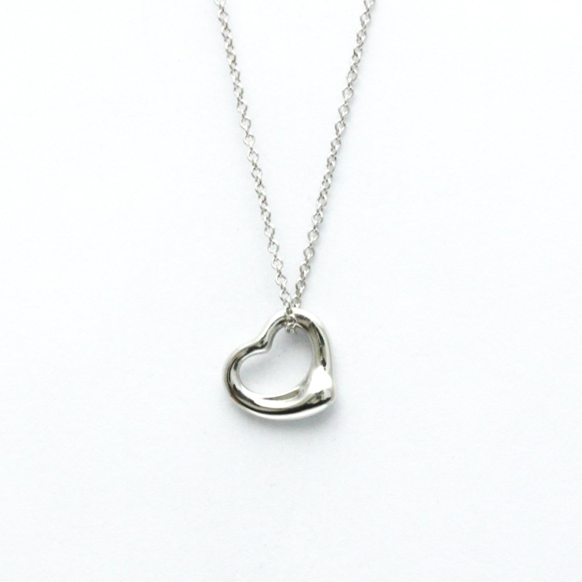 Tiffany & Co Open Heart, Silver, Platinum, pendant