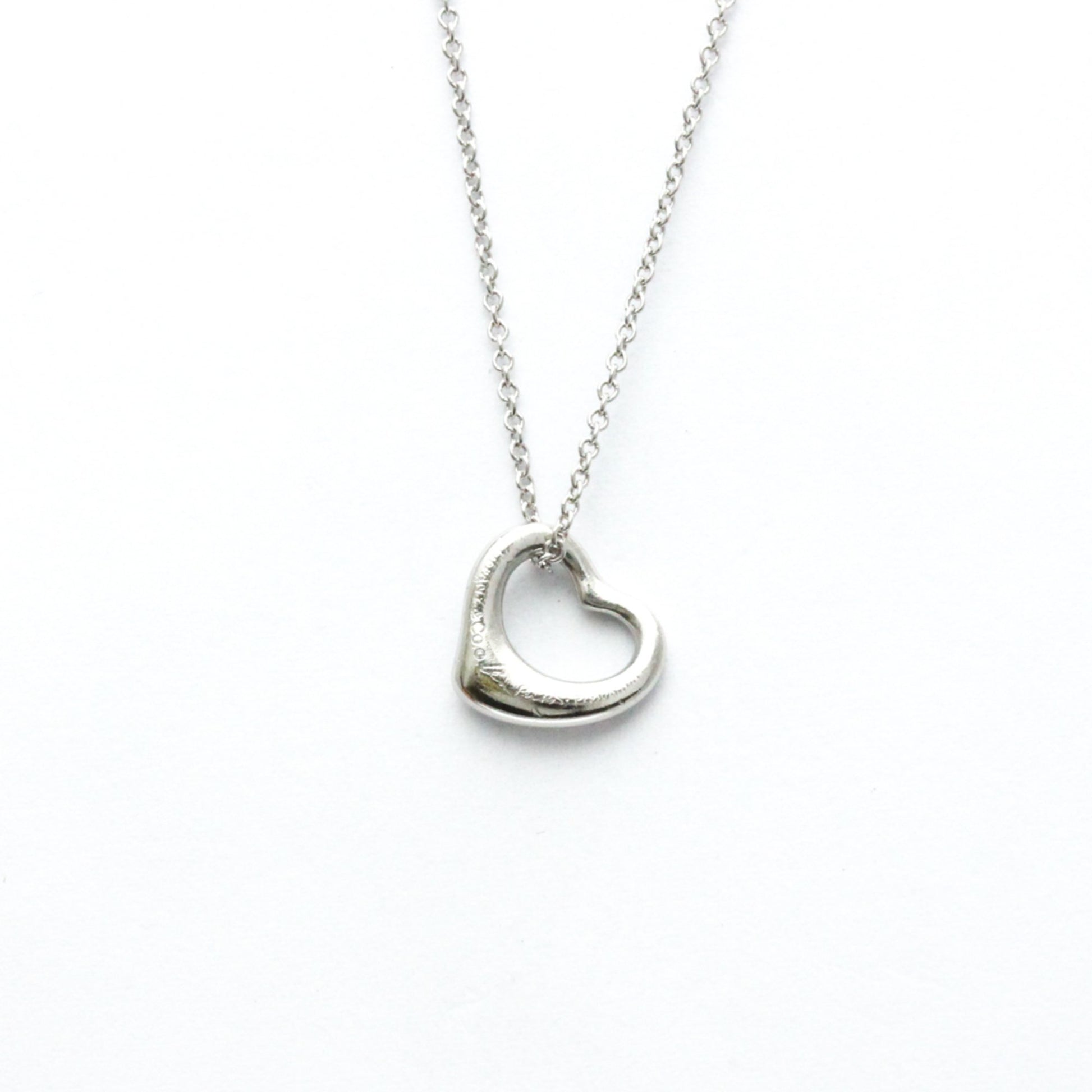 Tiffany & Co Open Heart, Silver, Platinum, pendant