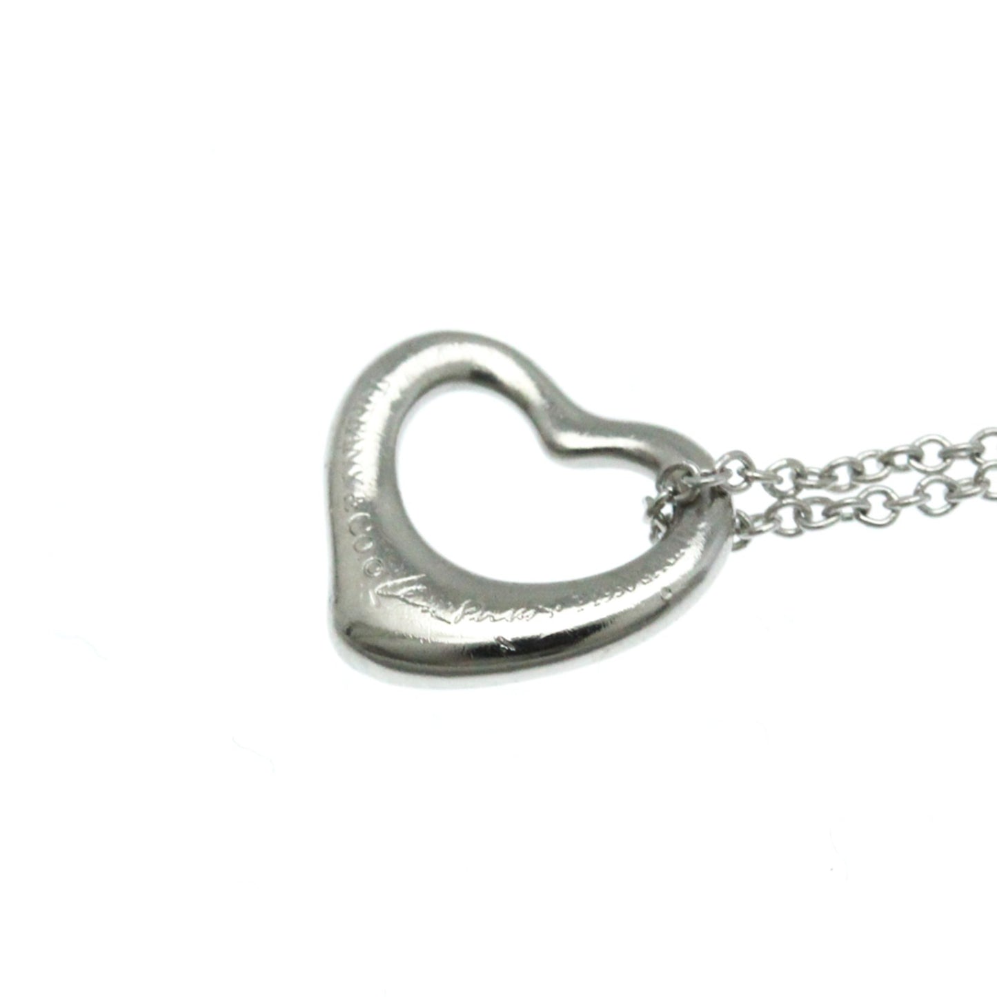 Tiffany & Co Open Heart, Silver, Platinum, pendant