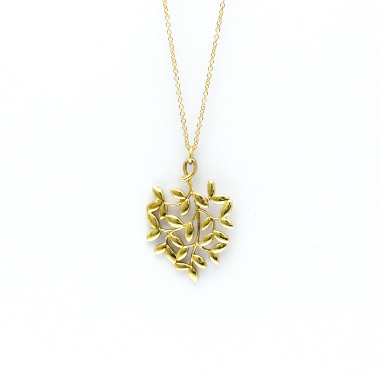 Tiffany & Co Olive leaf, Gold, Yellow Gold, necklace