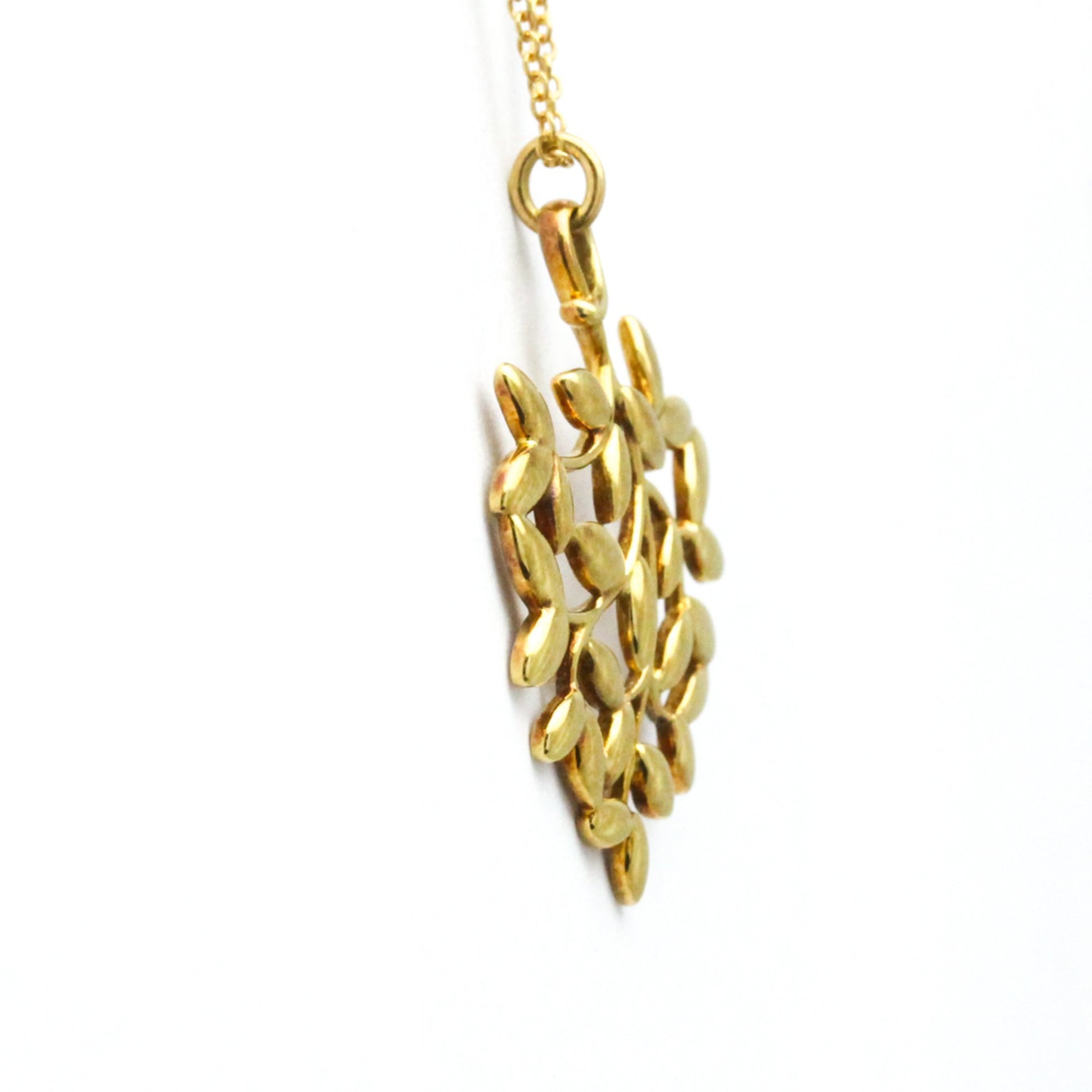 Tiffany & Co Olive leaf, Gold, Yellow Gold, necklace