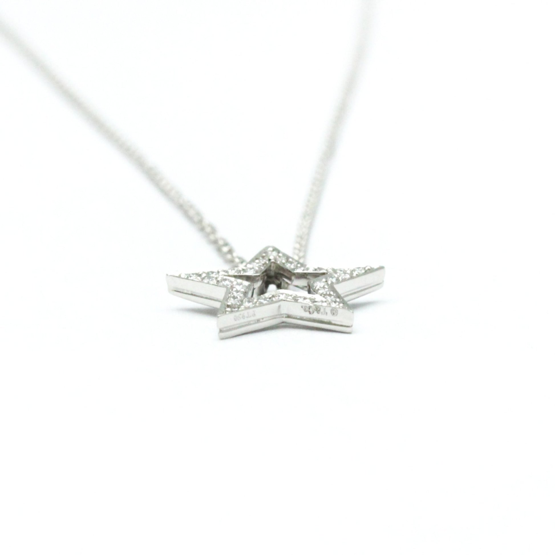 Tiffany & Co Star, Silver, Platinum, necklace