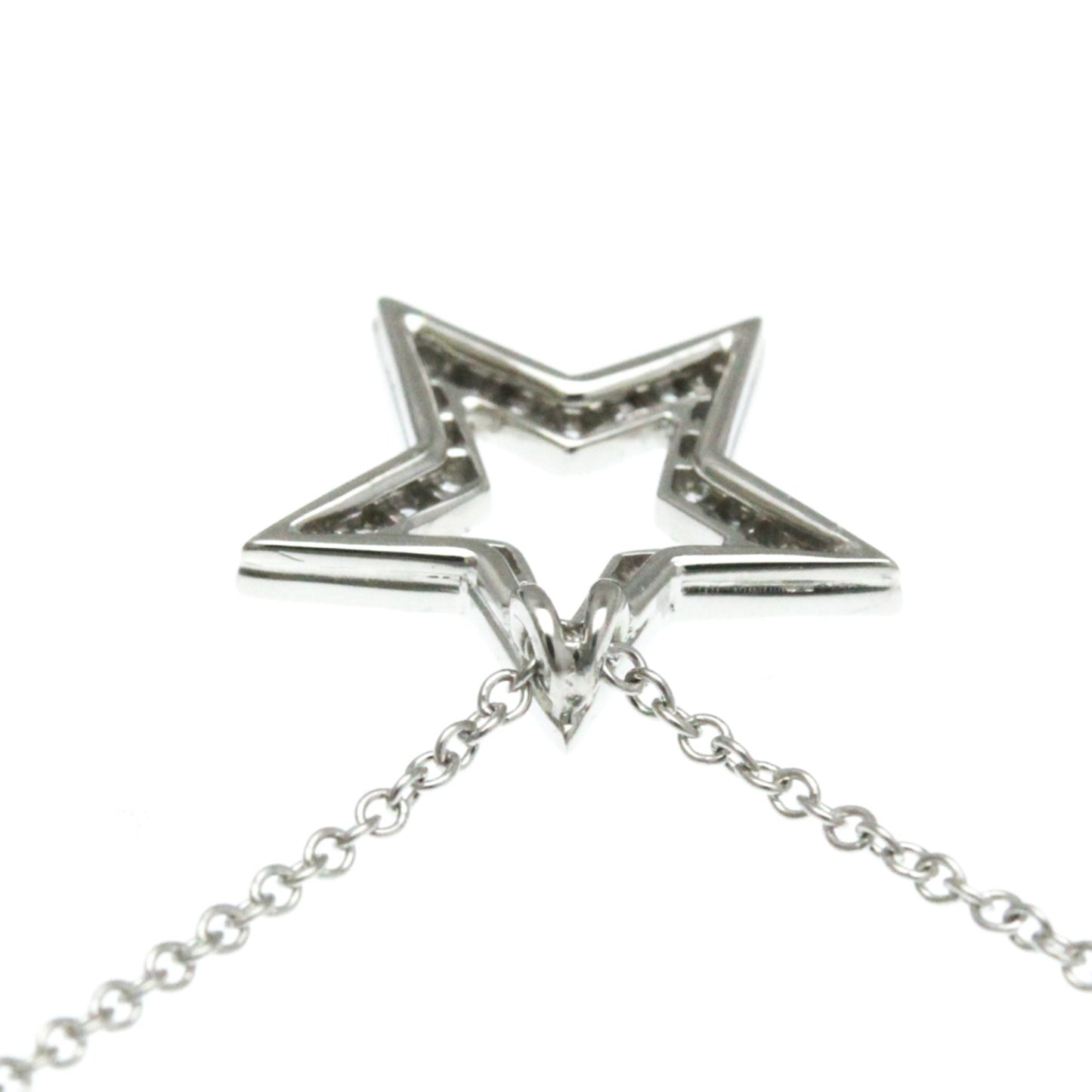 Tiffany & Co Star, Silver, Platinum, necklace