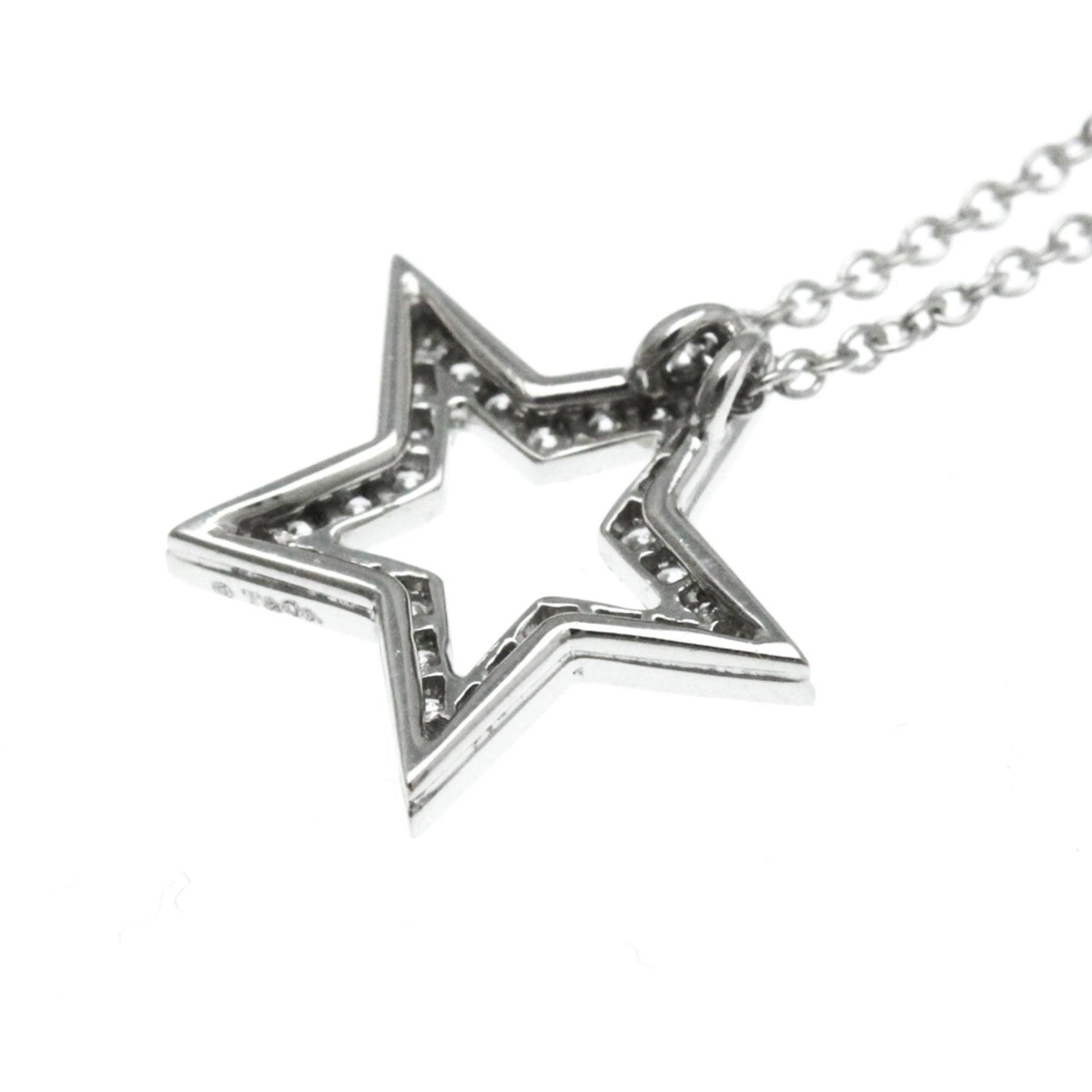 Tiffany & Co Star, Silver, Platinum, necklace