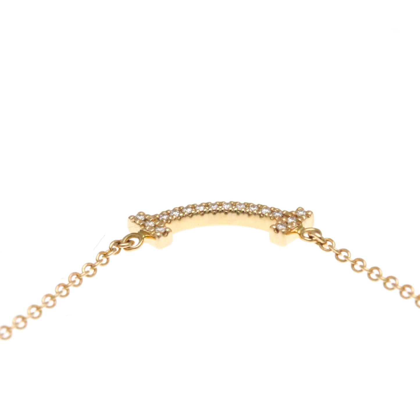 Tiffany & Co T Smile, Gold, Rose Gold, necklace