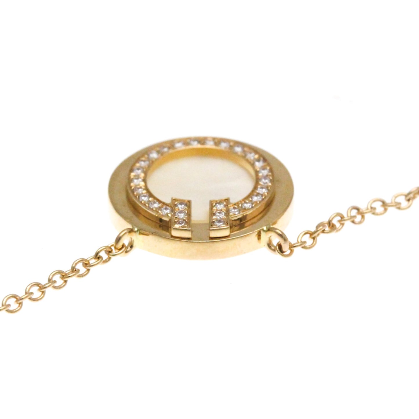 Tiffany & Co T circle, Gold, Rose Gold, necklace