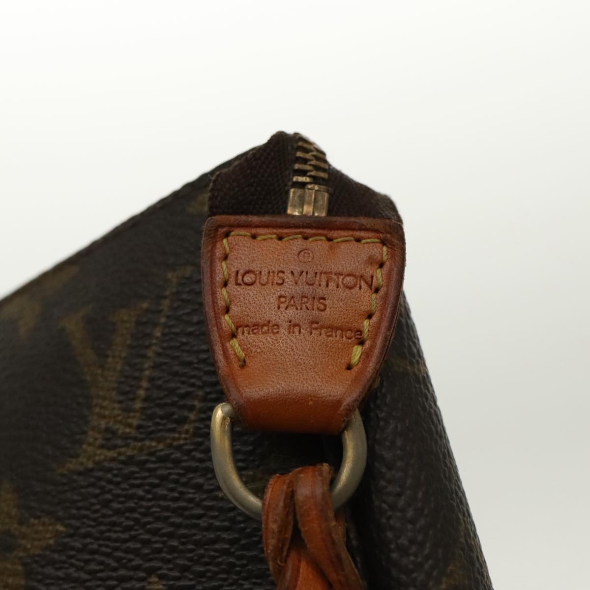 Louis Vuitton Pochette Accessoire, Brown, Canvas, clutch