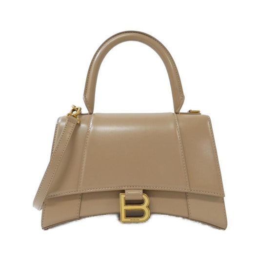 Balenciaga Hourglass, Beige, Leather, handbag