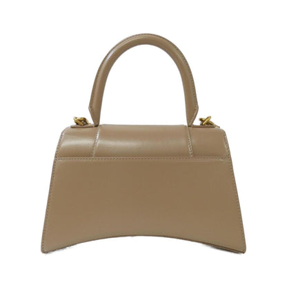 Balenciaga Hourglass, Beige, Leather, handbag