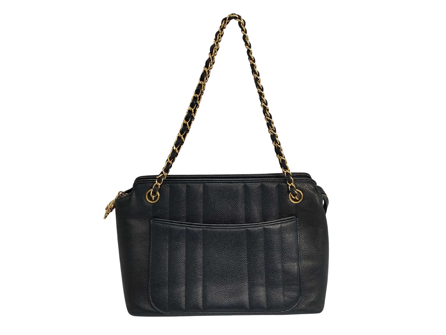 Chanel Mademoiselle, Navy, Leather, shoulder