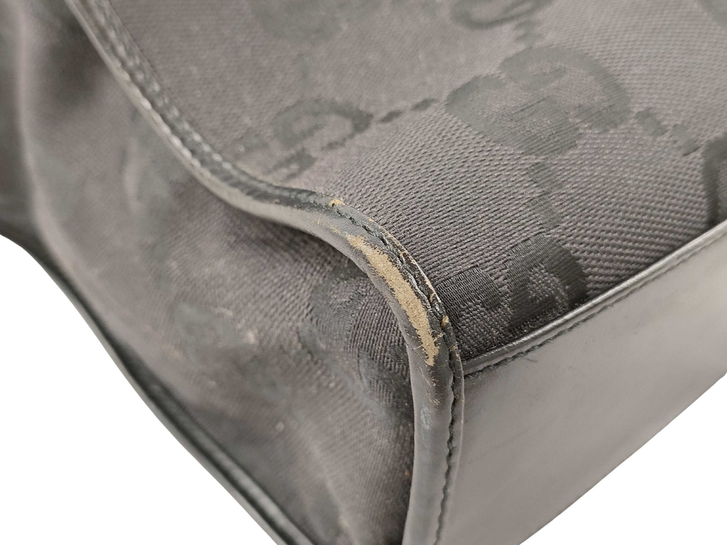 Gucci Vintage Jackie Tote GG Canvas, BLACK, CANVAS, Tote bag