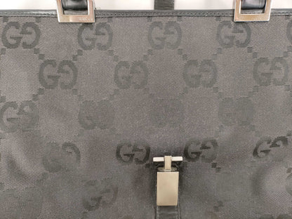 Gucci Vintage Jackie Tote GG Canvas, BLACK, CANVAS, Tote bag