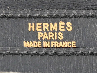 Hermès Dépêche, Black, Leather, shoulder