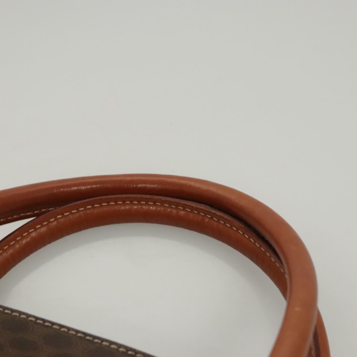 Celine Macadam Macadam with leather, Brown, Canvas, Handbag