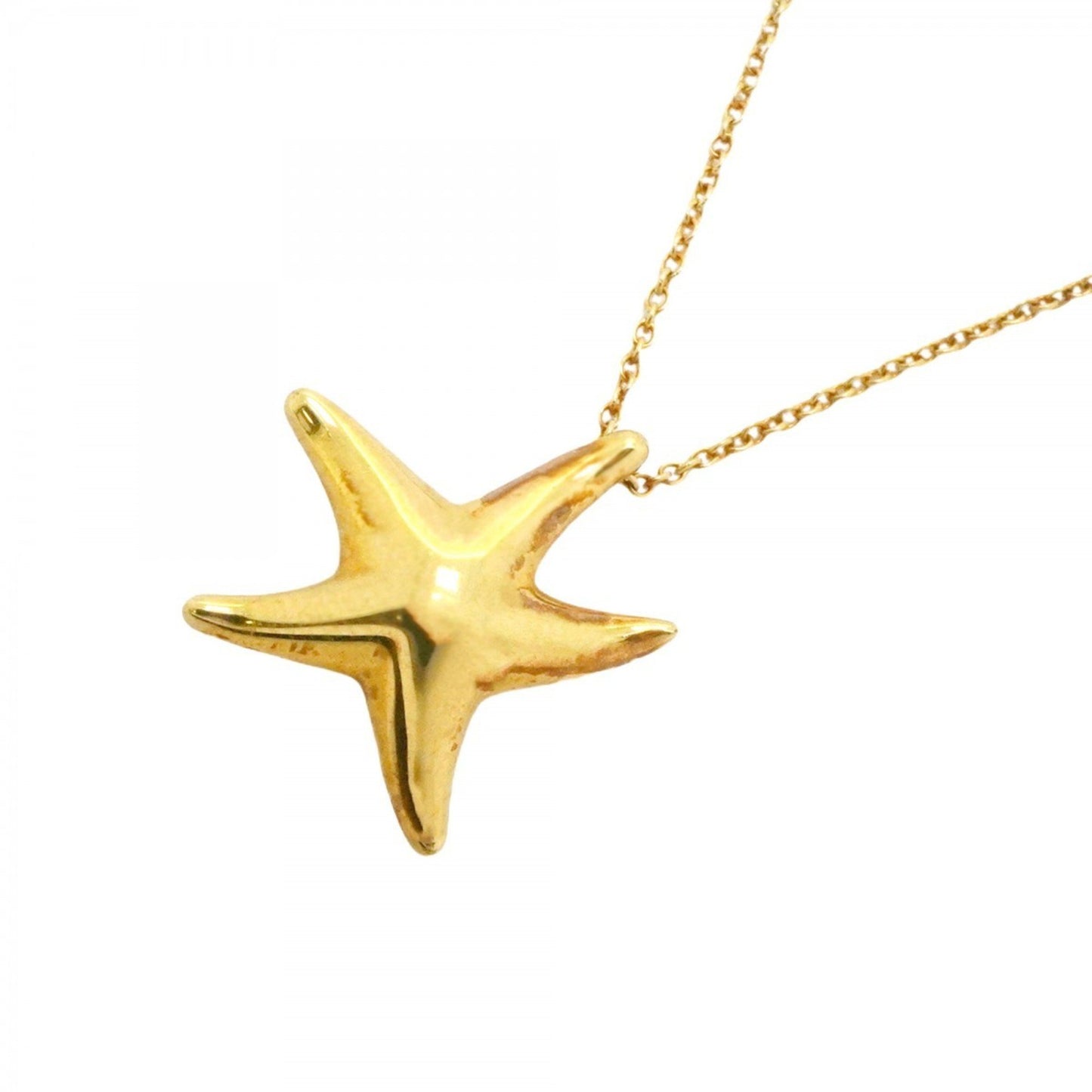 Tiffany & Co Starfish, Gold, Yellow Gold, necklace