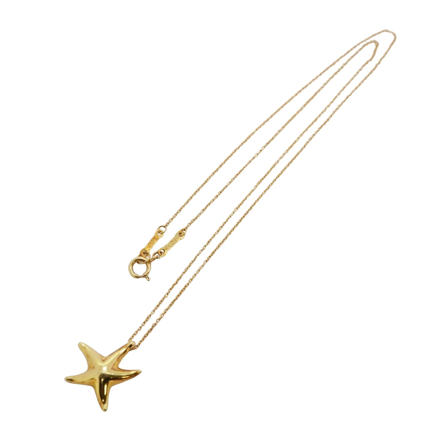 Tiffany & Co Starfish, Gold, Yellow Gold, necklace