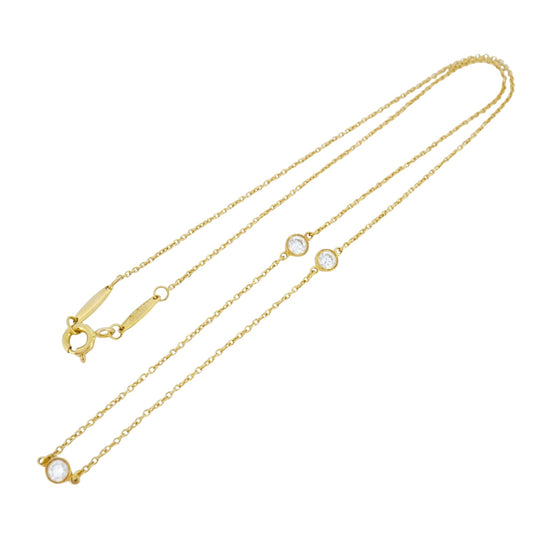 Tiffany & Co Diamonds By The Yard, Gold, Yellow Gold, necklace