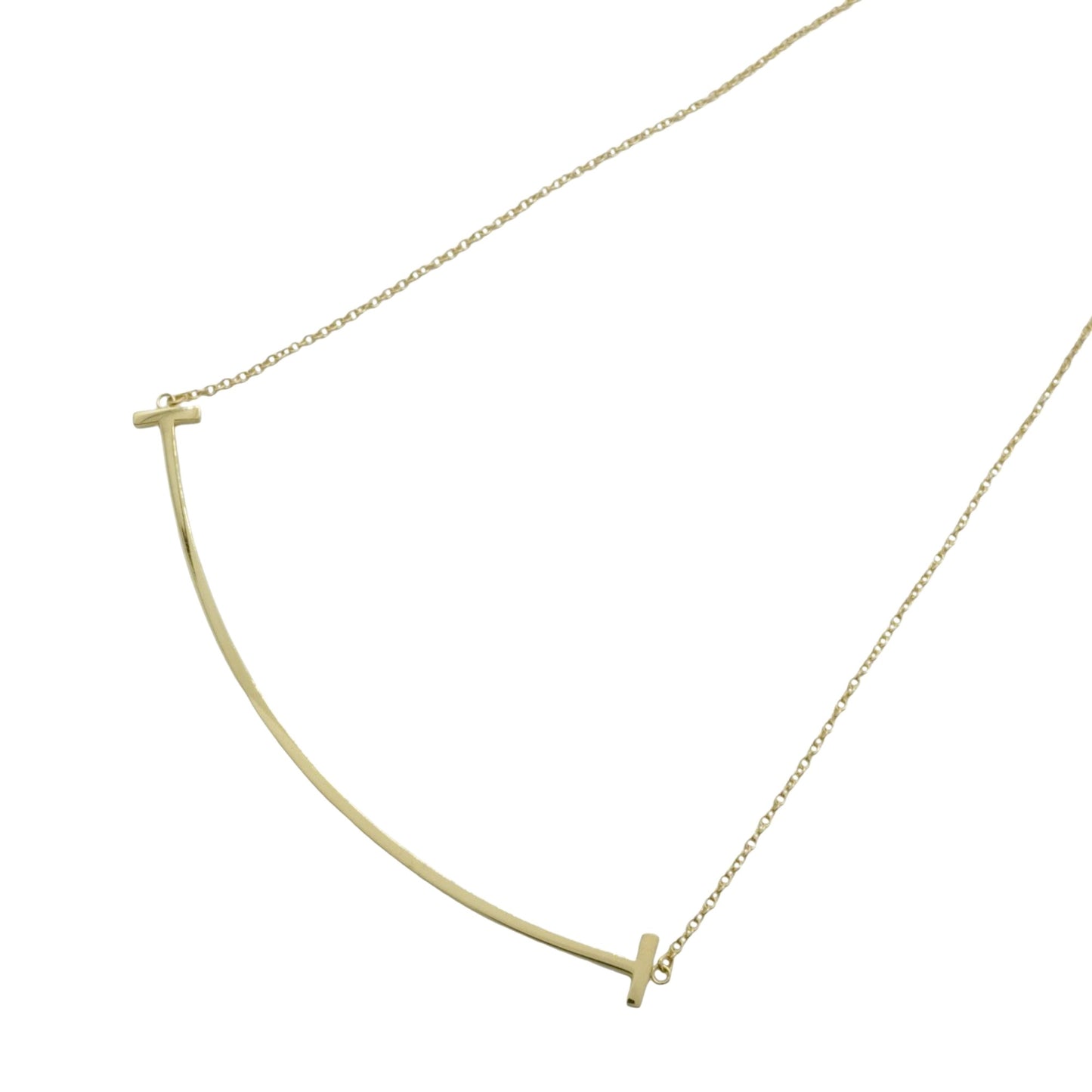 Tiffany & Co Smile, Gold, Yellow Gold, necklace