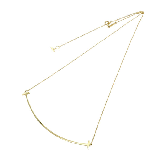 Tiffany & Co Smile, Gold, Yellow Gold, necklace