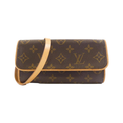 Louis Vuitton Twin, Brown, Canvas, clutch
