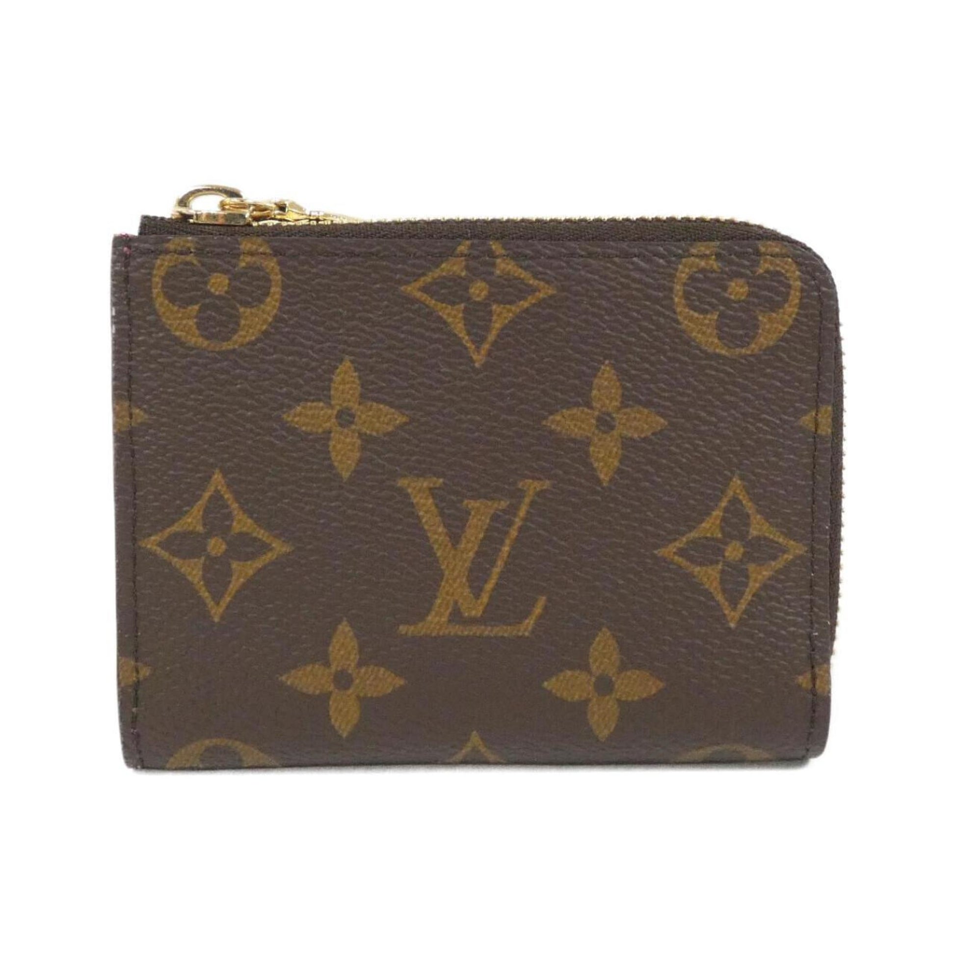 Louis Vuitton Porte Monnaie Jour, Brown, Canvas, wallet