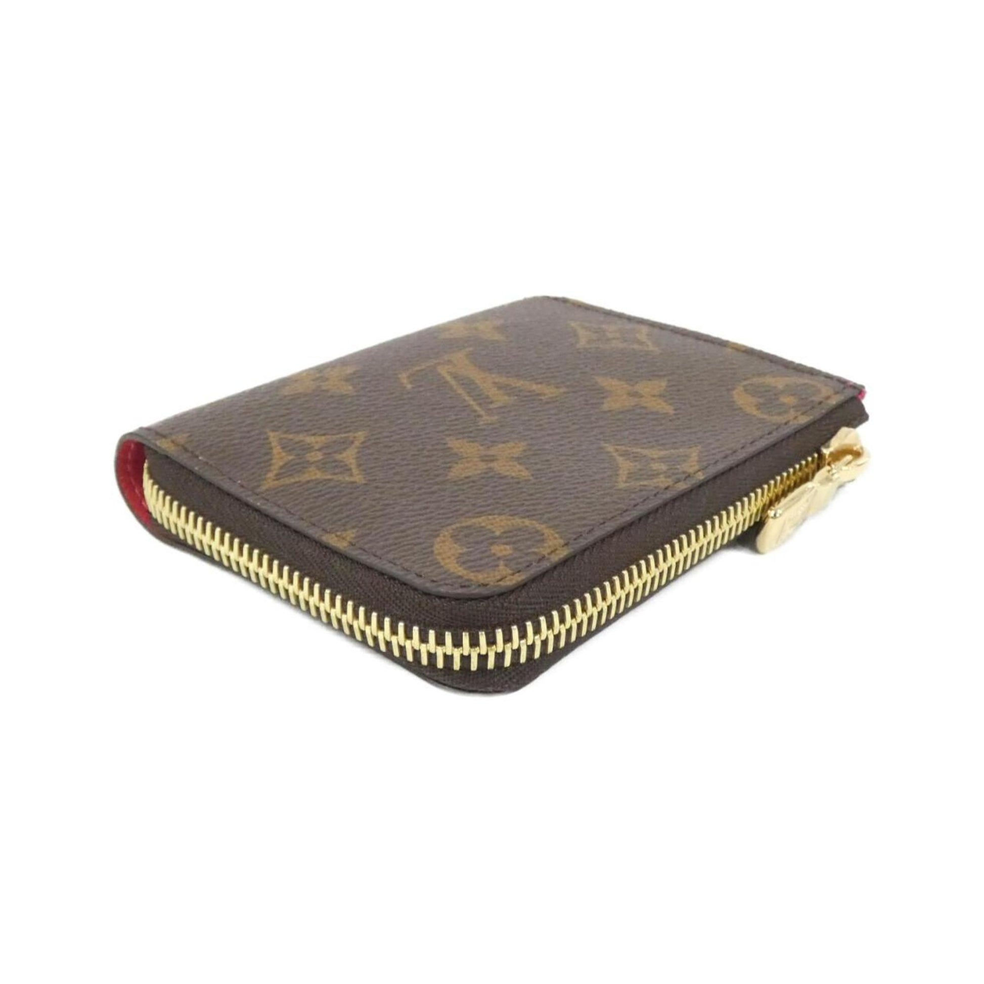 Louis Vuitton Porte Monnaie Jour, Brown, Canvas, wallet