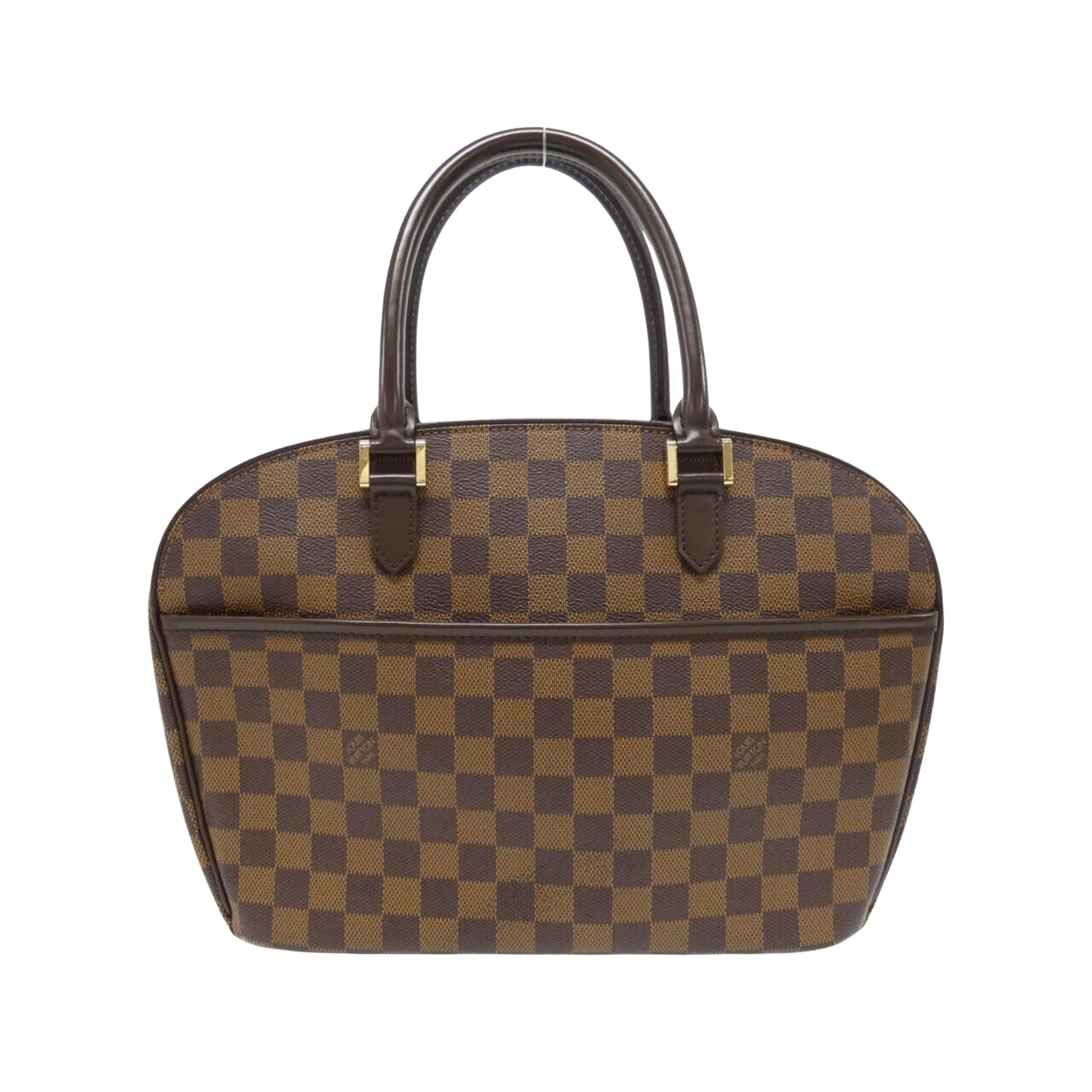 Louis Vuitton Sarria, Brown, Canvas, handbag