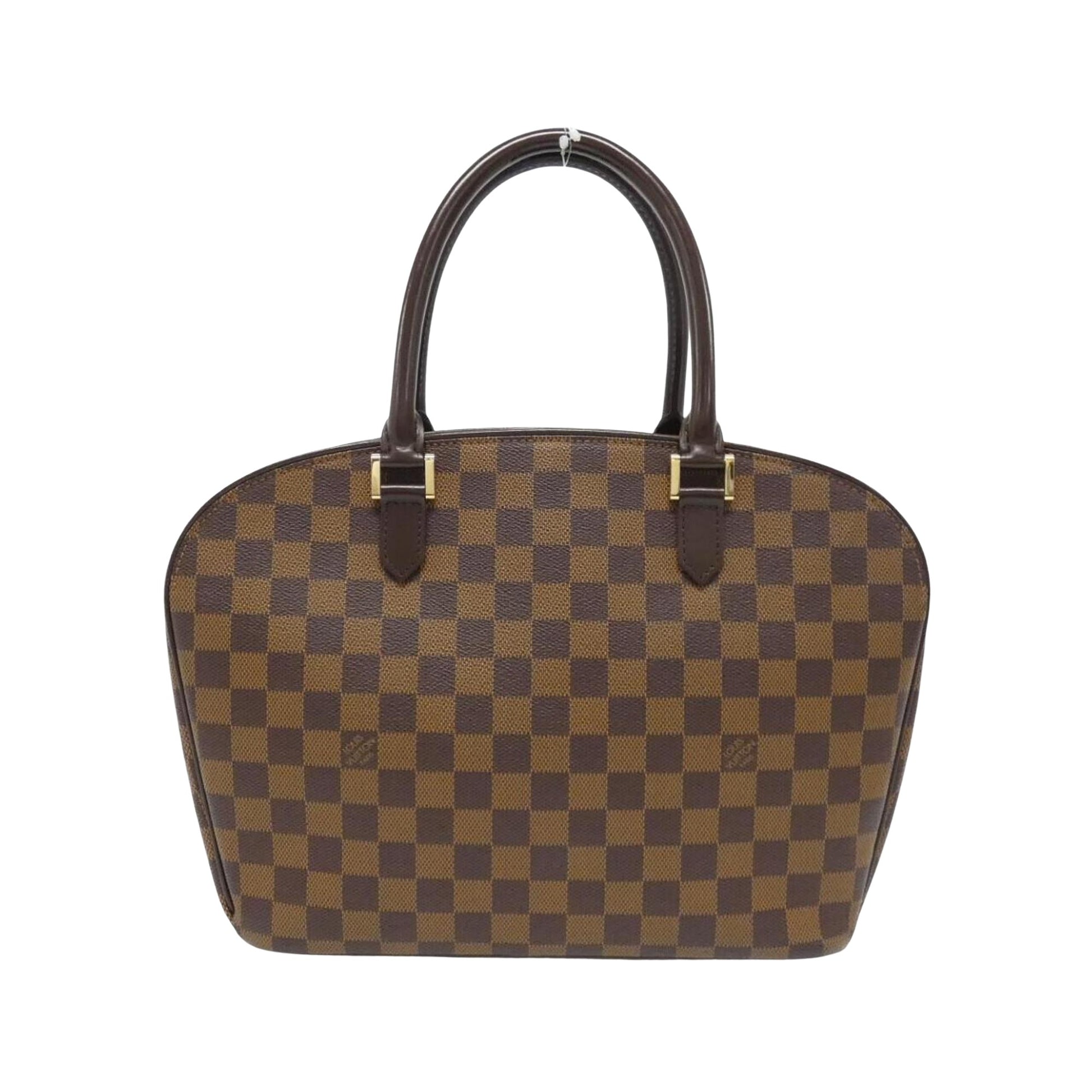 Louis Vuitton Sarria, Brown, Canvas, handbag