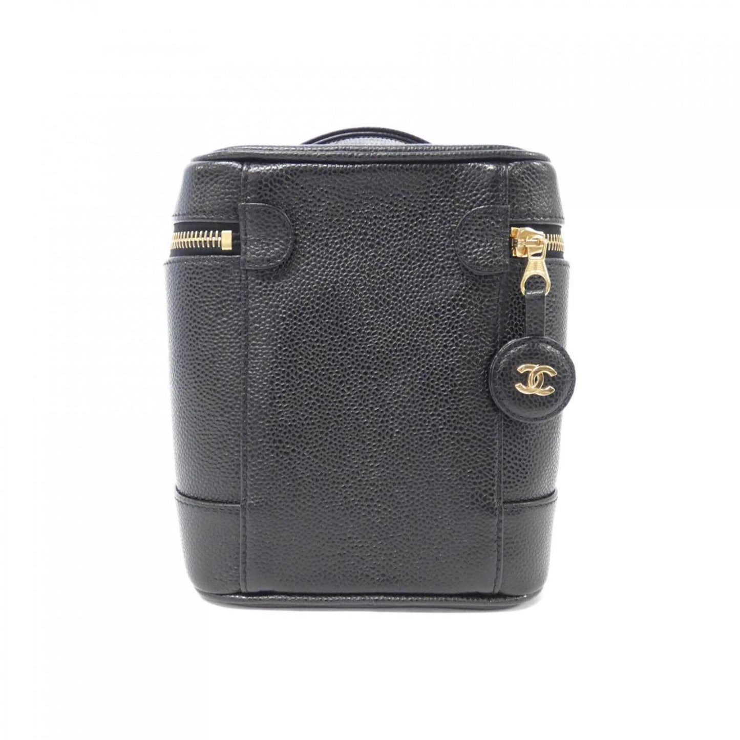 Chanel Vanity, Black, Leather, clutch