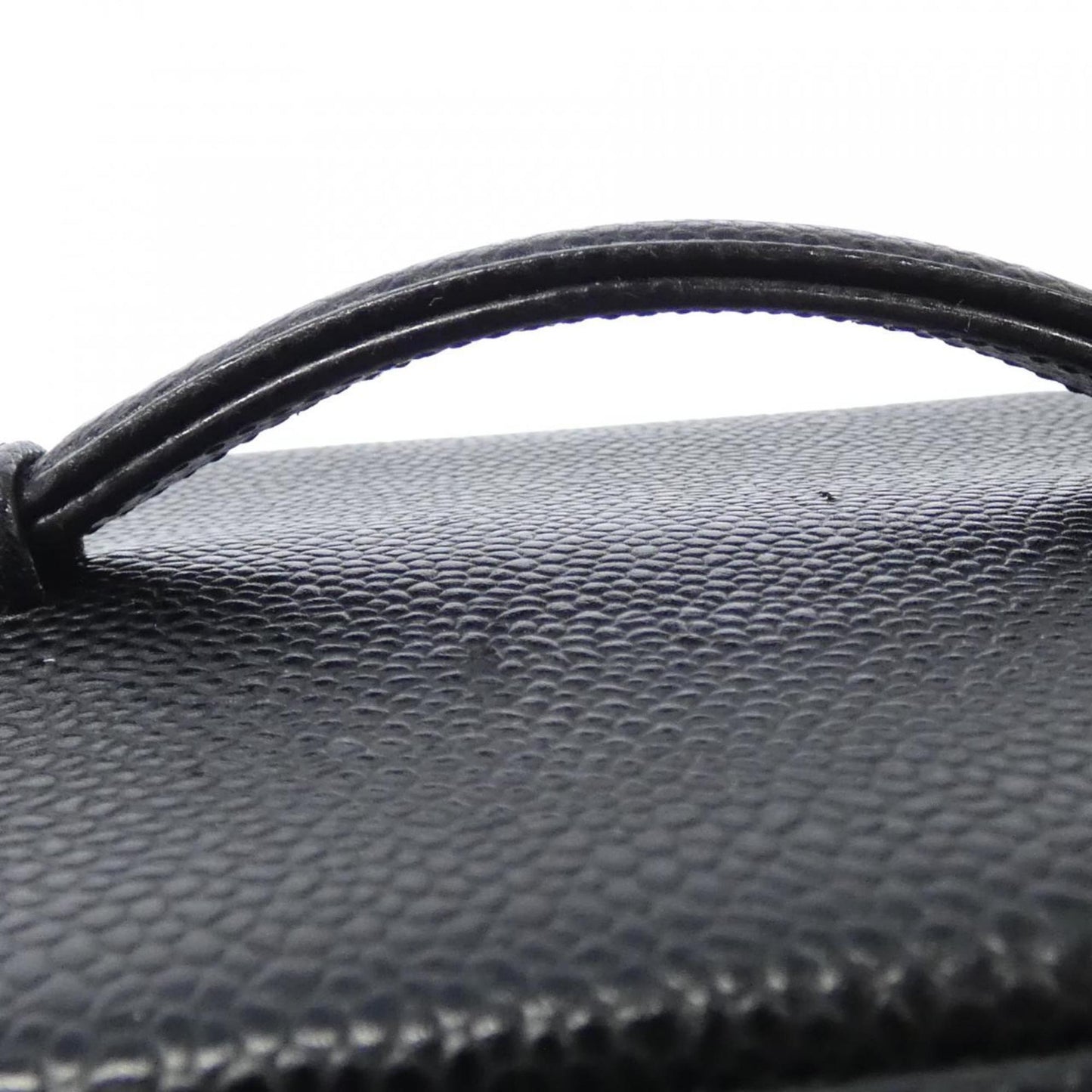 Chanel Vanity, Black, Leather, clutch
