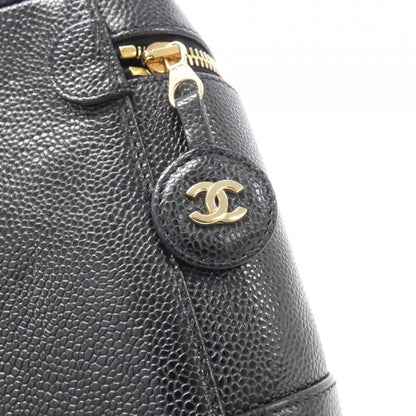 Chanel Vanity, Black, Leather, clutch