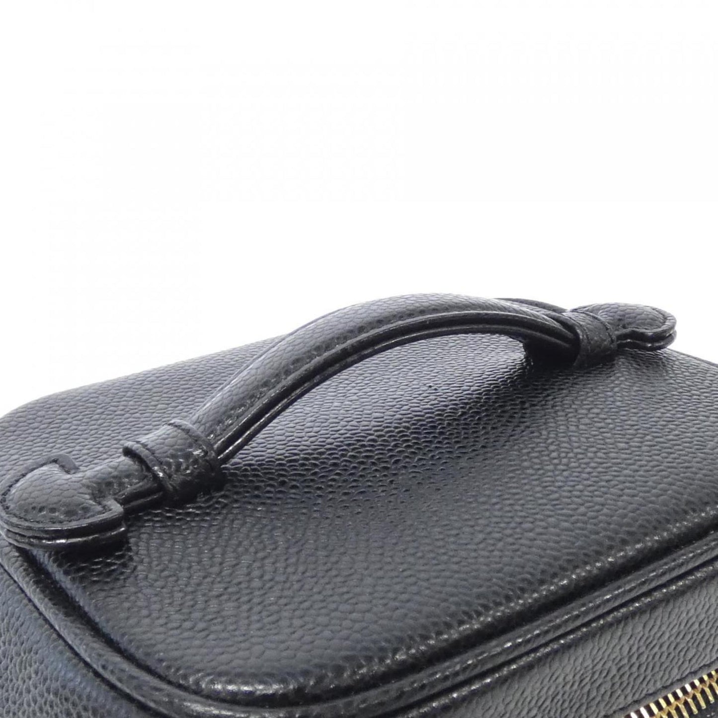 Chanel Vanity, Black, Leather, clutch