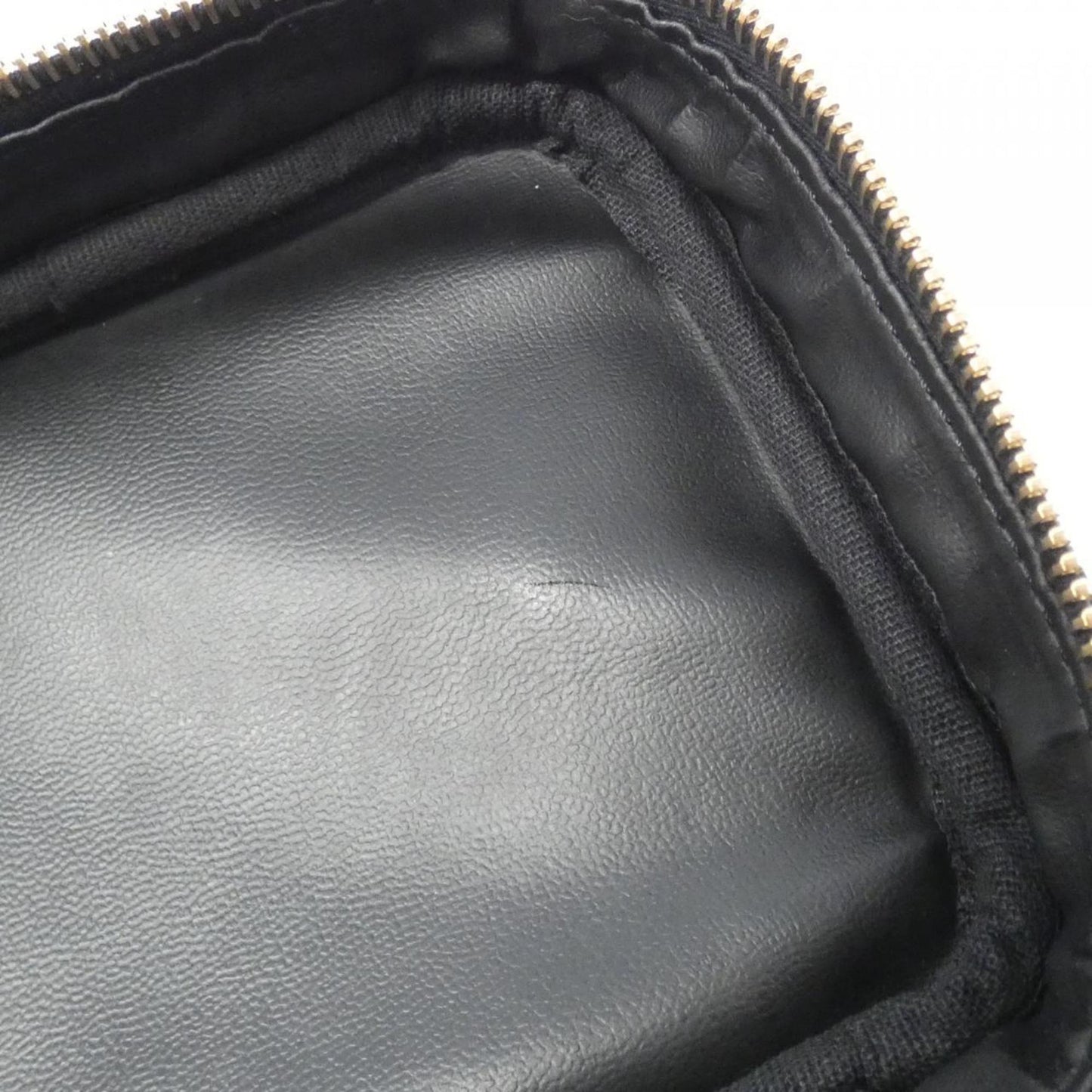 Chanel Vanity, Black, Leather, clutch