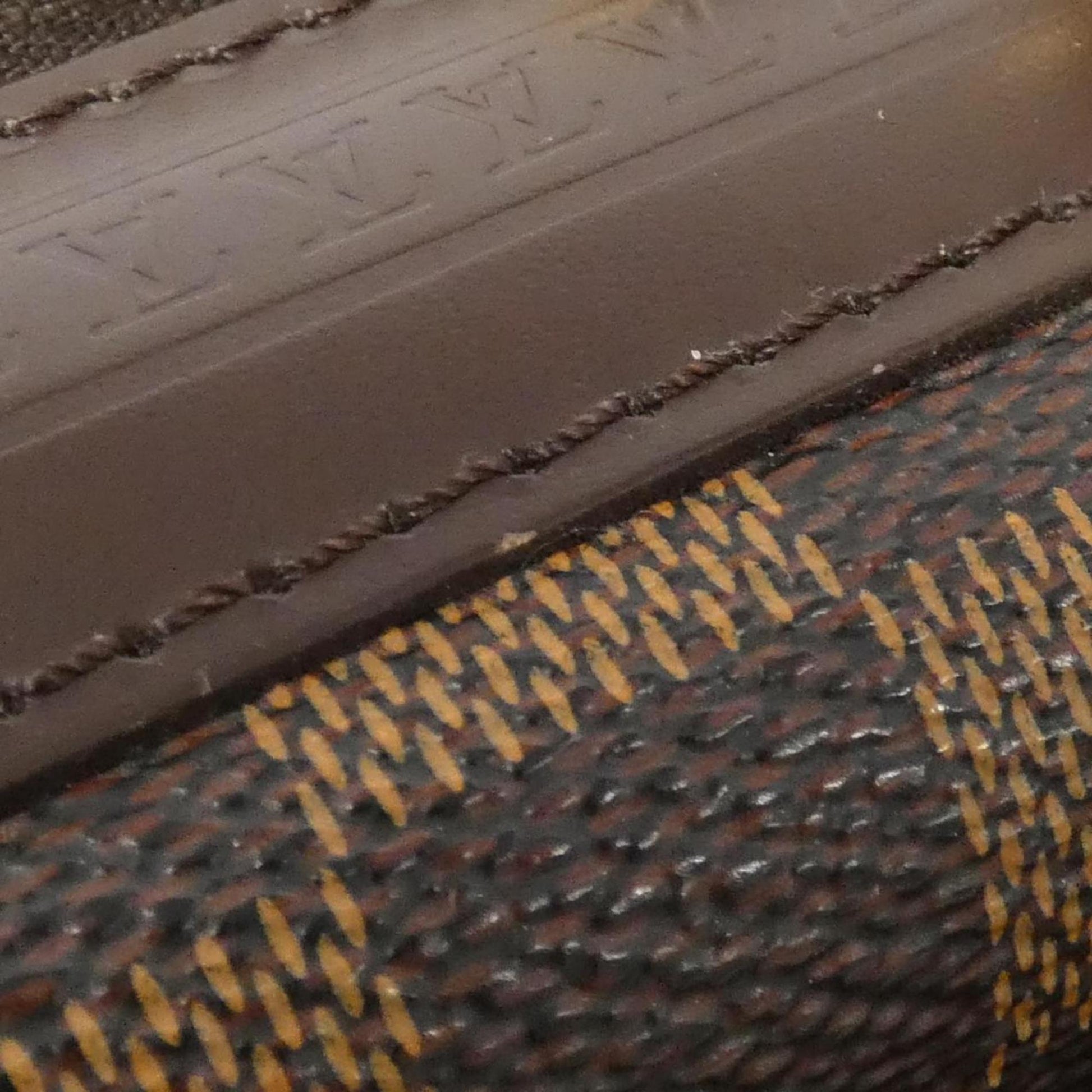 Louis Vuitton Knightsbridge, Brown, Canvas, handbag