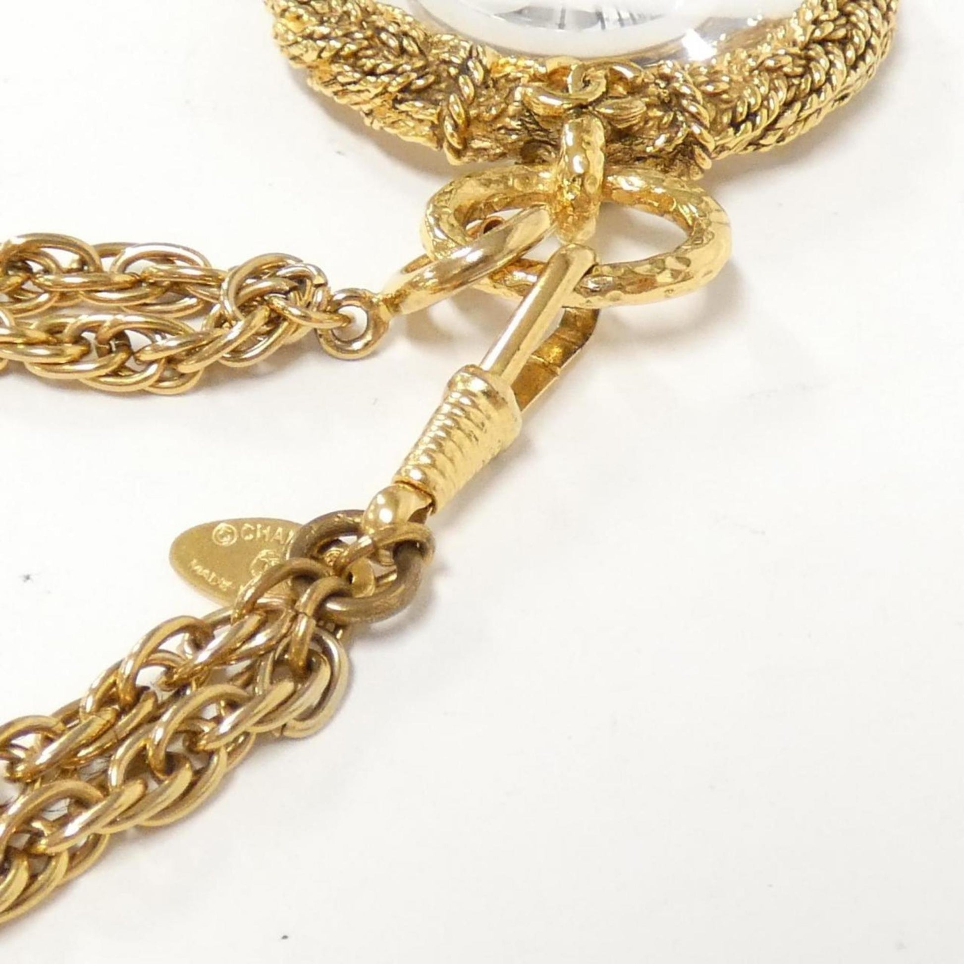 Chanel, Gold, Gold Plated, necklace