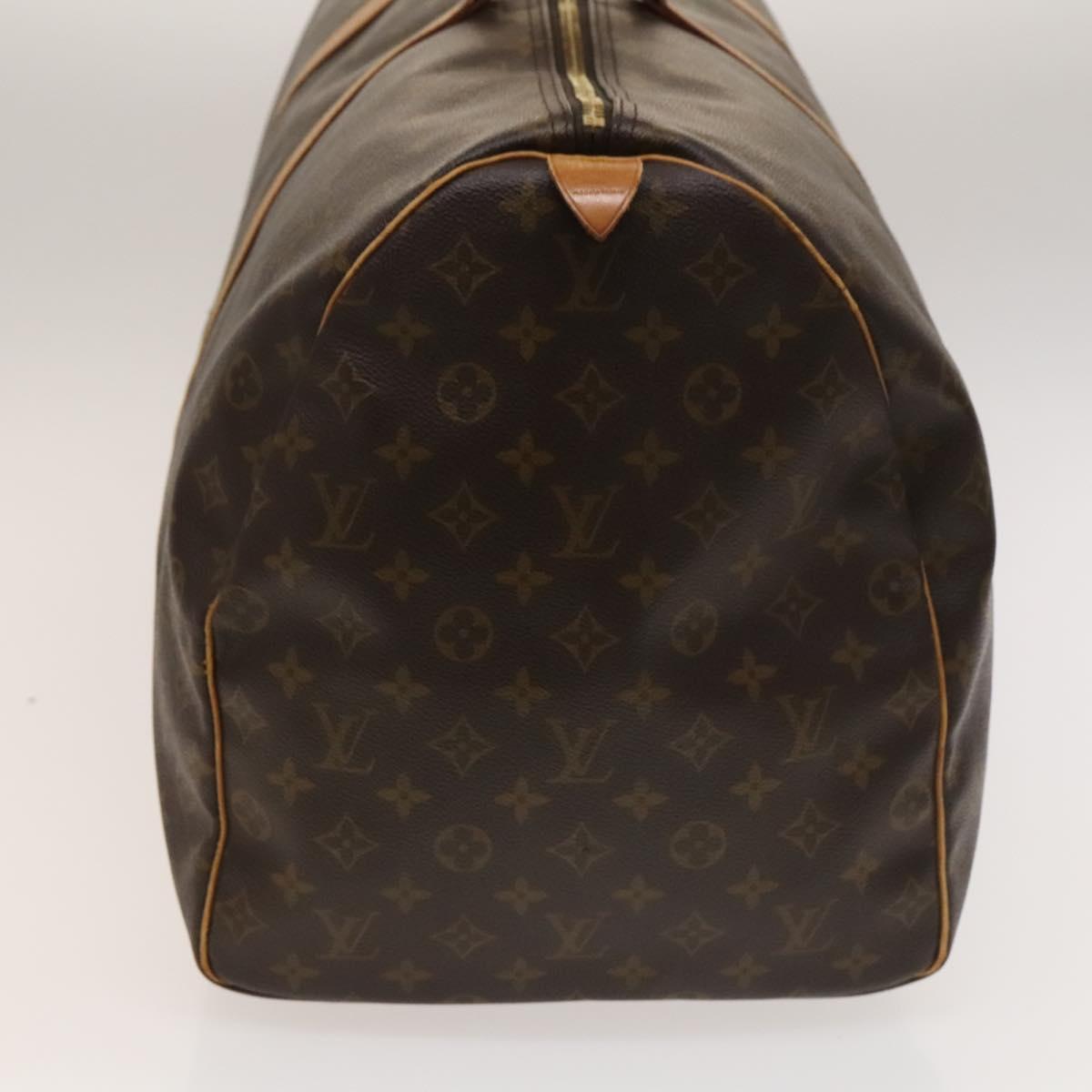 Louis Vuitton Keepall 60, Brown, Canvas, travel