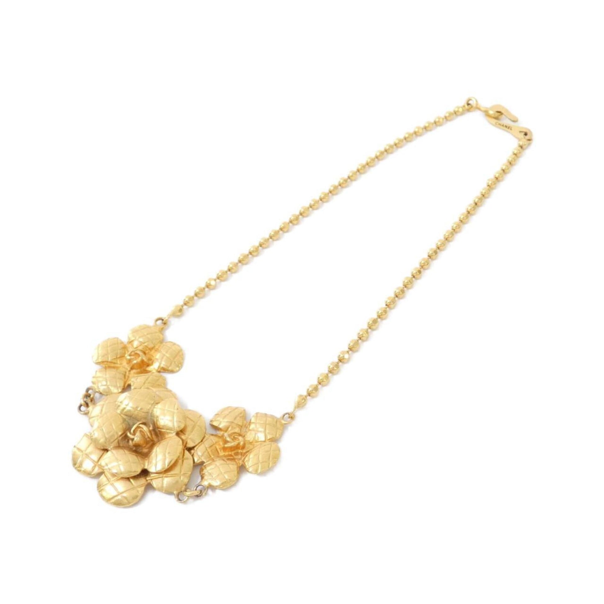 Chanel Camellia, Gold, Gold Plated, necklace